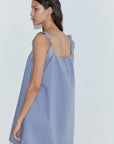 Deiji Studios | Bow Dress in Iris PRESALE