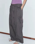 Deiji Studios | Cargo Pant in Carob PRESALE