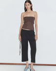 Deiji Studios | Capri Pant in Black PRESALE