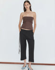 Deiji Studios | Capri Pant in Black PRESALE