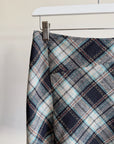 Midnight Plaid A-Line Skirt