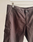 Espresso Cotton Long Shorts