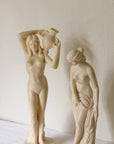 Santini Carrara Marble Female Sculptures