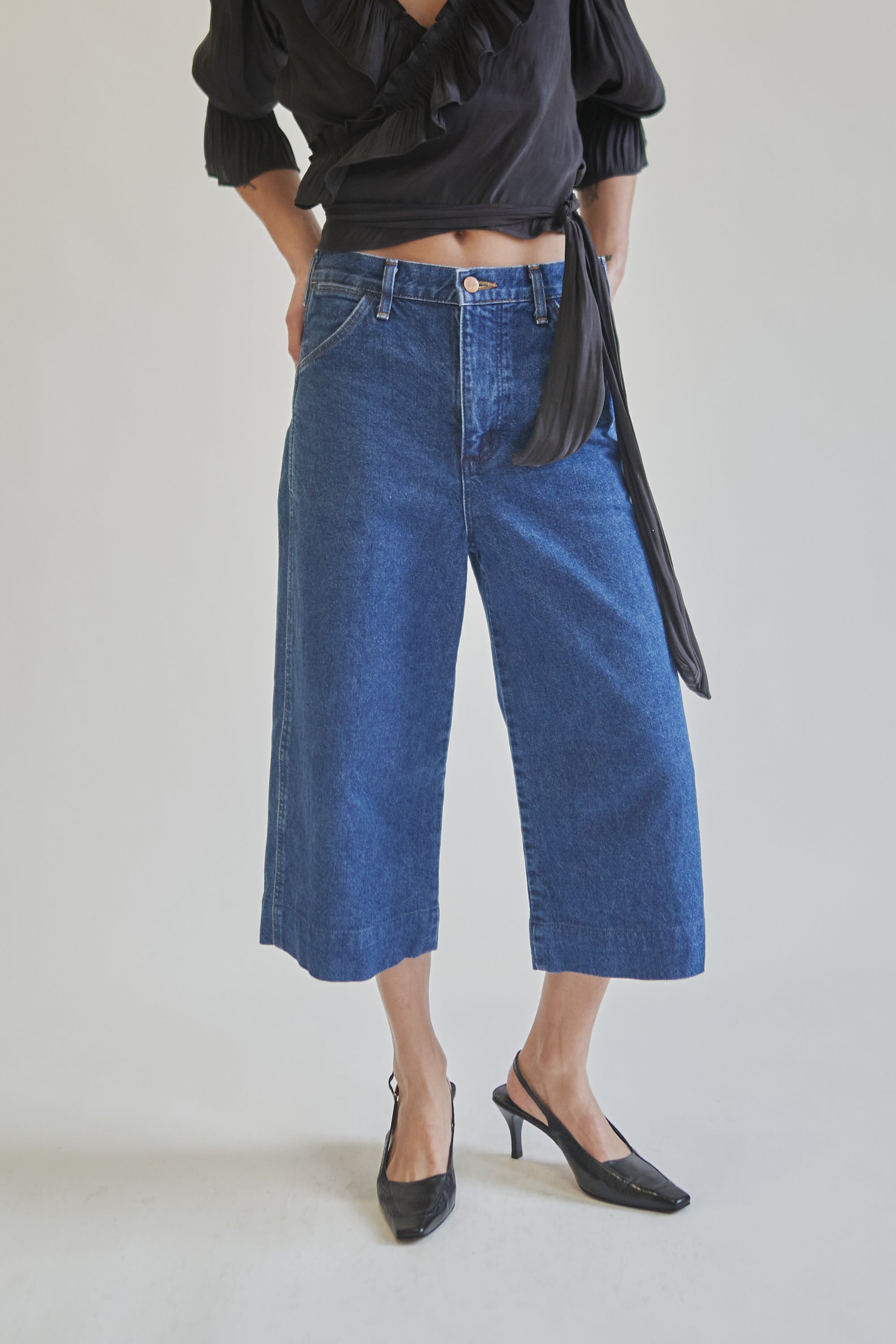 Wrangler Denim Mid-Length Culottes - Hey Jude