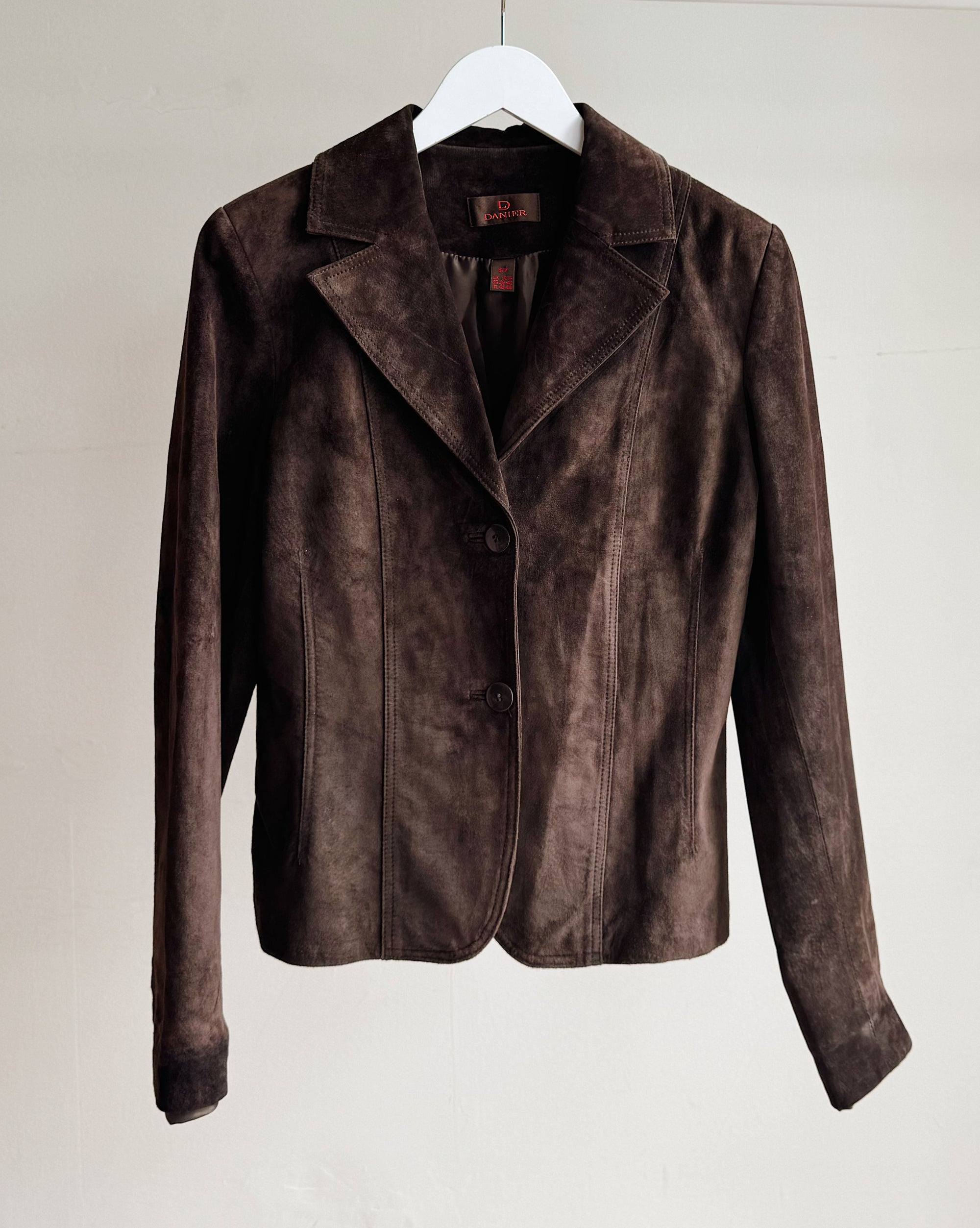 Espresso Suede Blazer