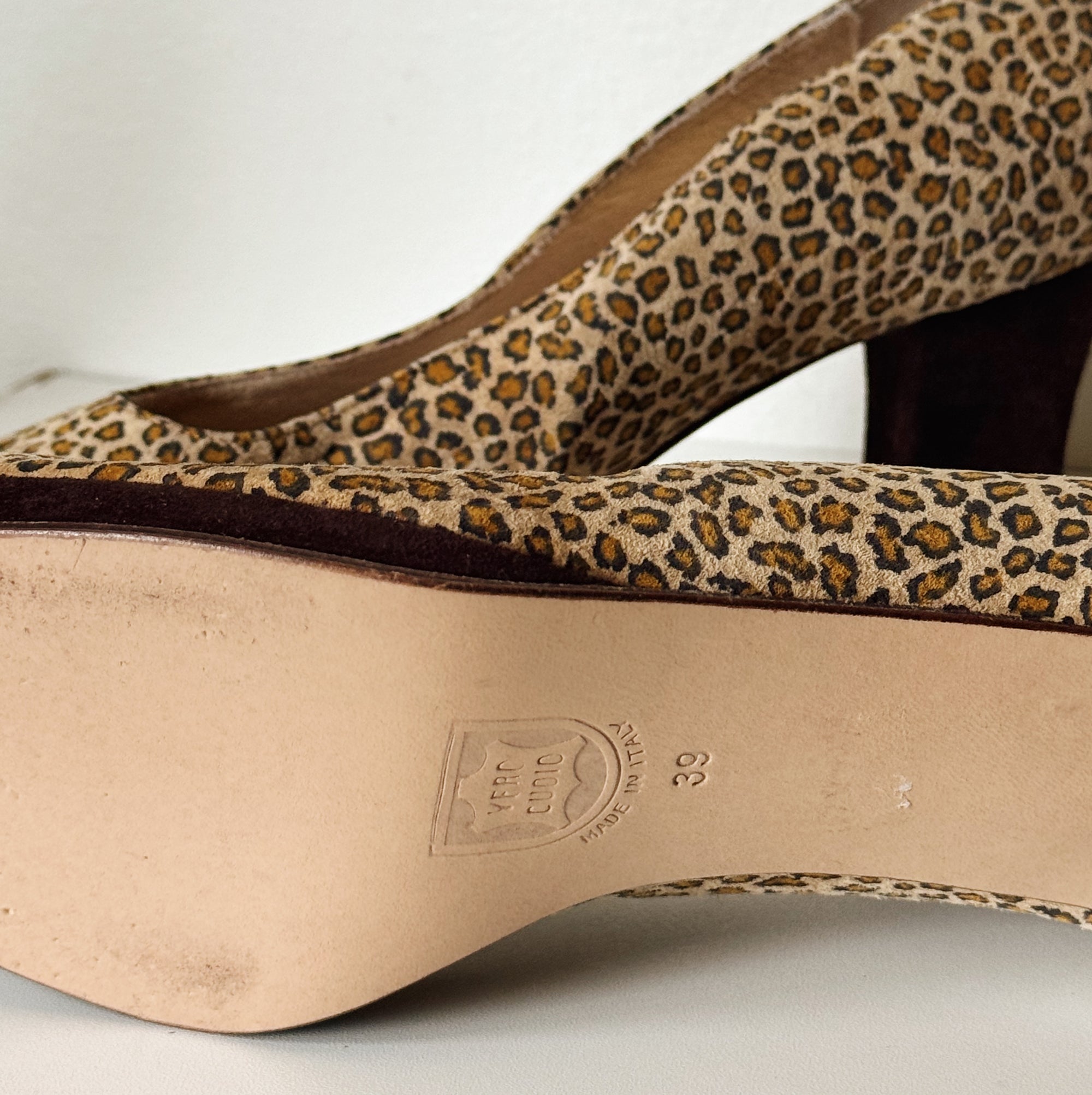 Leopard Print Suede Pumps | Size 39 - Hey Jude