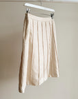 Pearl Tone Pleat Skirt