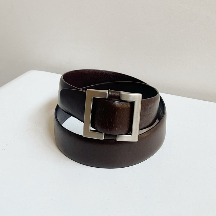 Cedar Adjustable Leather Belt