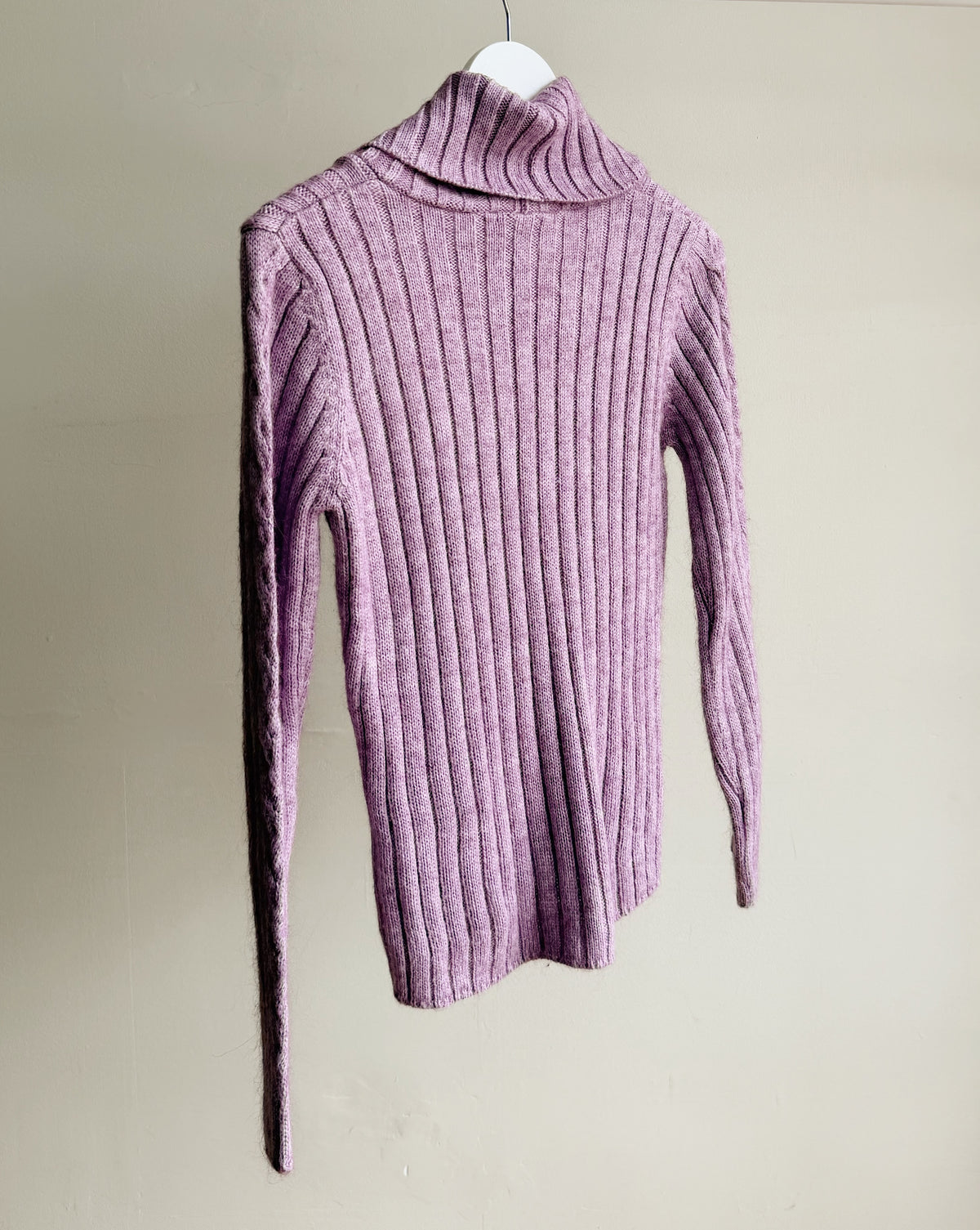 Lilac Cable Knit Sweater - Hey Jude