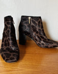 Karl Lagerfeld Leopard Print Ankle Boots | Size 7 - Hey Jude