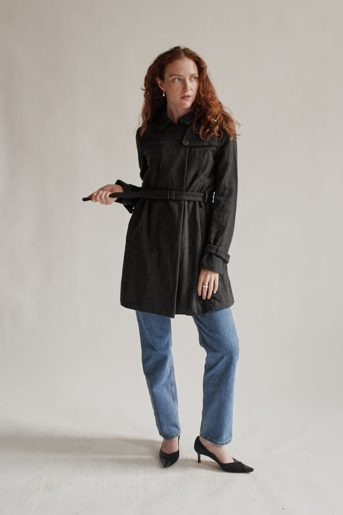 Jil Sander Wool + Cashmere 90s Trench Coat - Hey Jude
