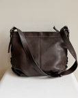 Coach Cool Brown Pebbled Leather Hobo Bag