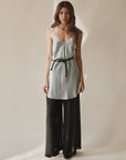 Sky Silk Slip Dress