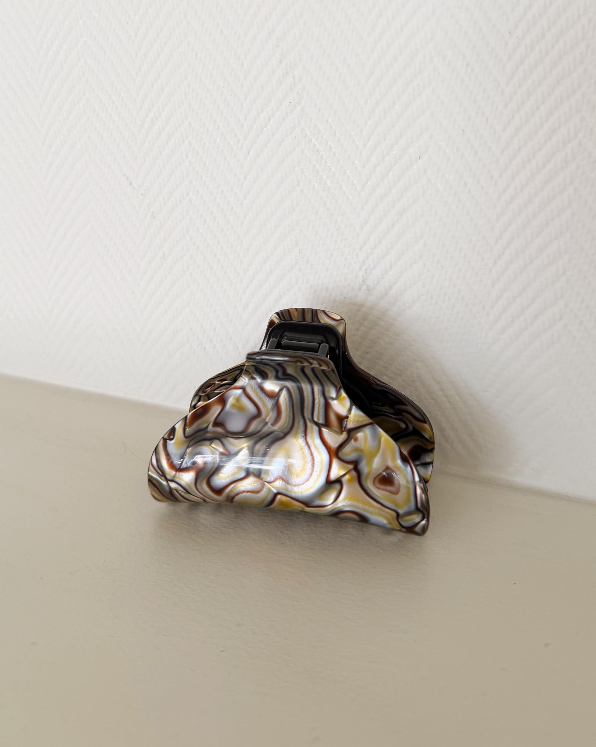 Parcelona | Earthy Swirl 3" Tube Hair Claw