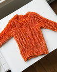 Tangerine Textured Popcorn Top