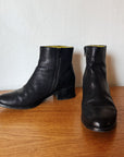 Grigiarancio Black Leather Boots | Size 38 - Hey Jude