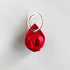 Melo Melo | Handcrafted Leather Tortellini Keychain in Cherry Red - Hey Jude