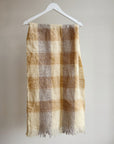 Checker Mohair Scarf