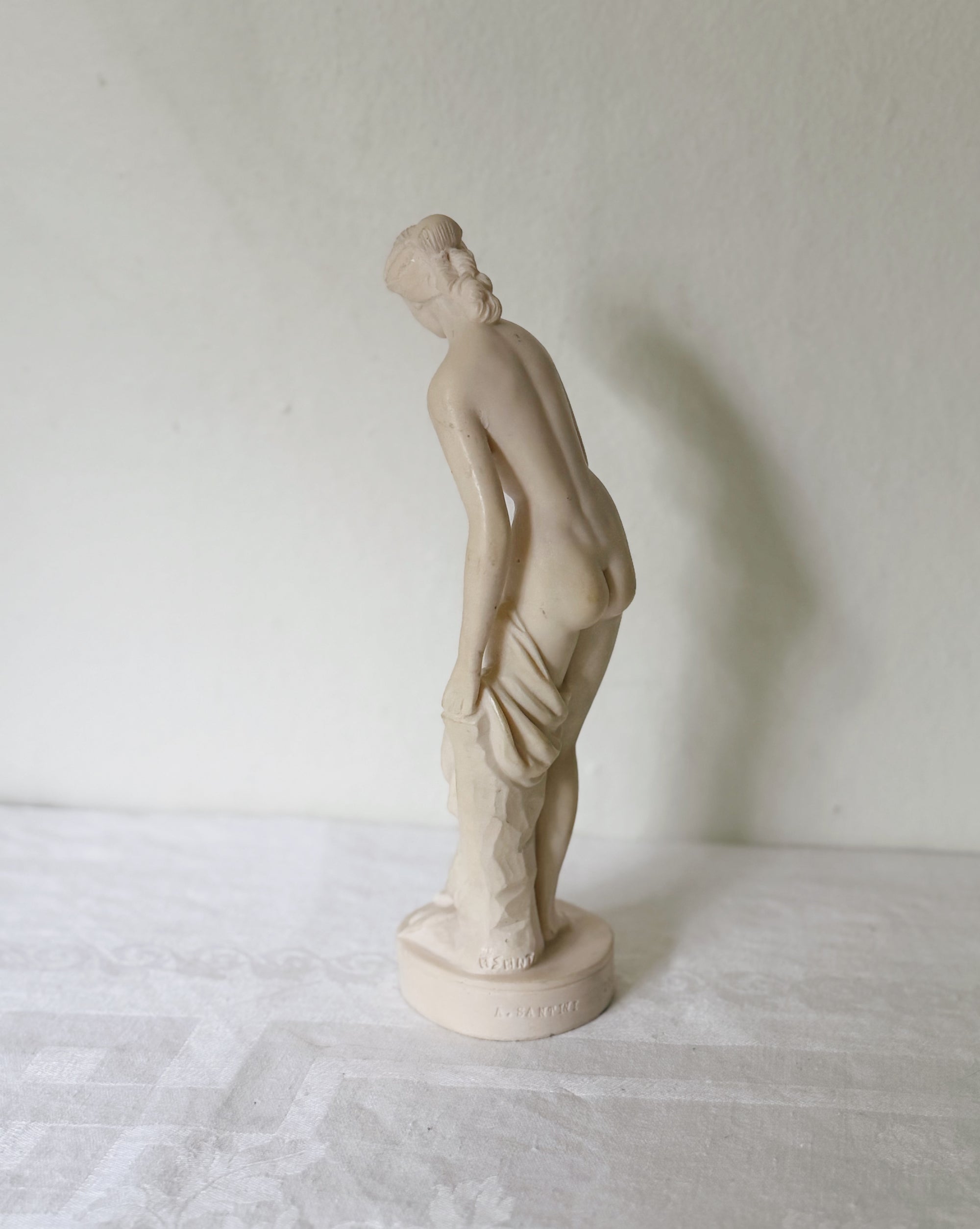 Santini Carrara Marble Female Sculptures