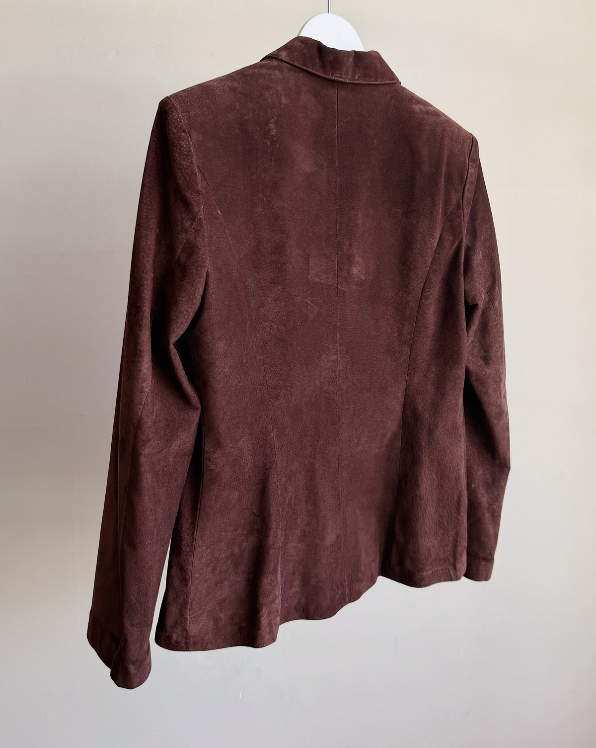 Danier Chocolate Suede Blazer Jacket - Hey Jude