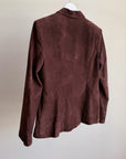 Danier Chocolate Suede Blazer Jacket - Hey Jude