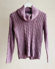 Lilac Cable Knit Sweater - Hey Jude