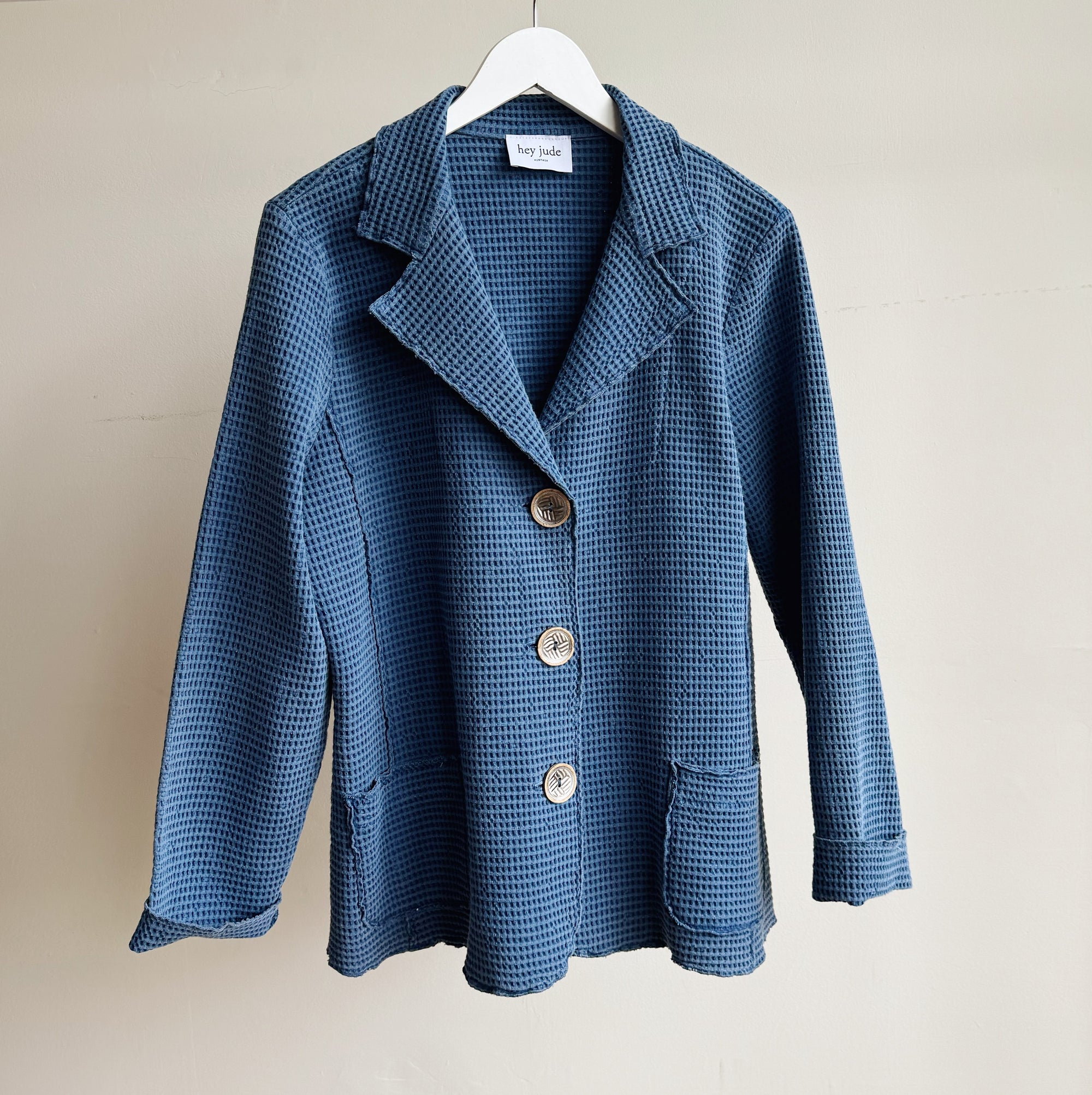 Ocean Cotton Waffle Chore Jacket