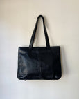 Midnight Leather Carryall Tote - Hey Jude