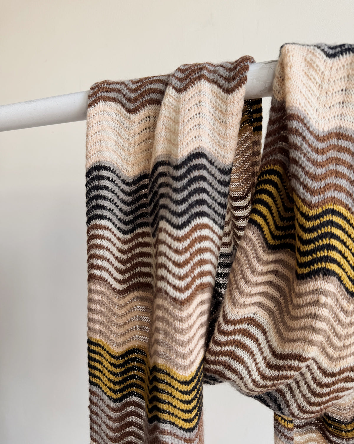 Missoni Striped Wool Skinny Scarf