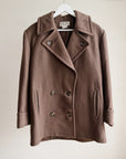 Calvin Klein Button Wool Peacoat Jacket - Hey Jude