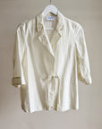 Ivory Woven Tassel Top - Hey Jude