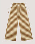 Carmen Says | Caramel Striped Cotton Pant