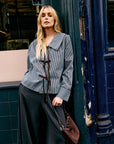 TBCo - Cotton Shirt in Blue Stripe: S - Hey Jude