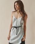 Sky Silk Slip Dress