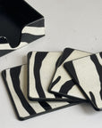 Zebra Coaster Set