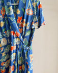 Ocean Floral Wrap Dress - Hey Jude