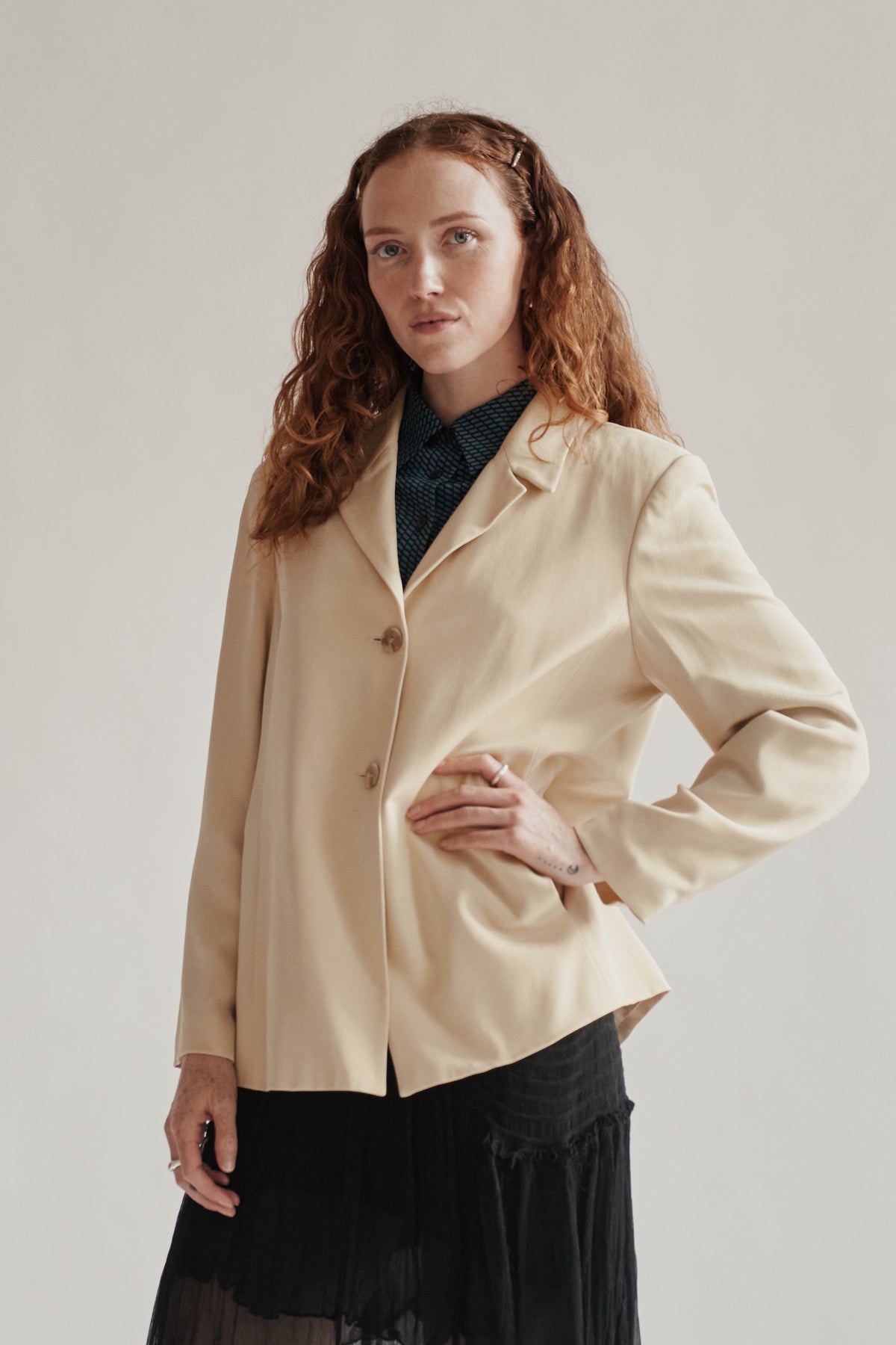 Butter Silk Minimalist Blazer