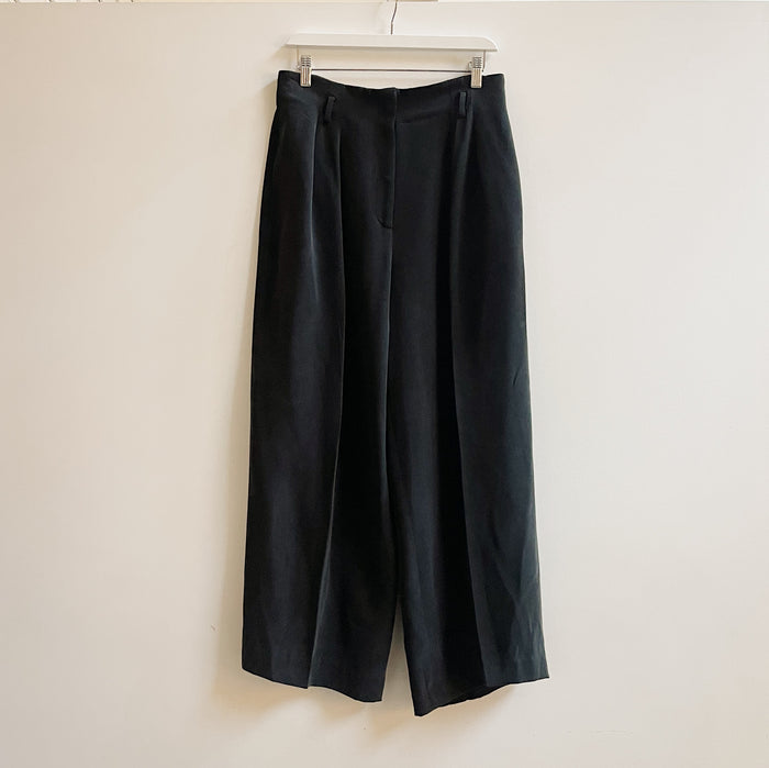 Onyx Brushed Silk Trouser