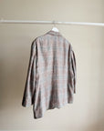 Dusty Lavender Linen + Wool Plaid Blazer - Hey Jude