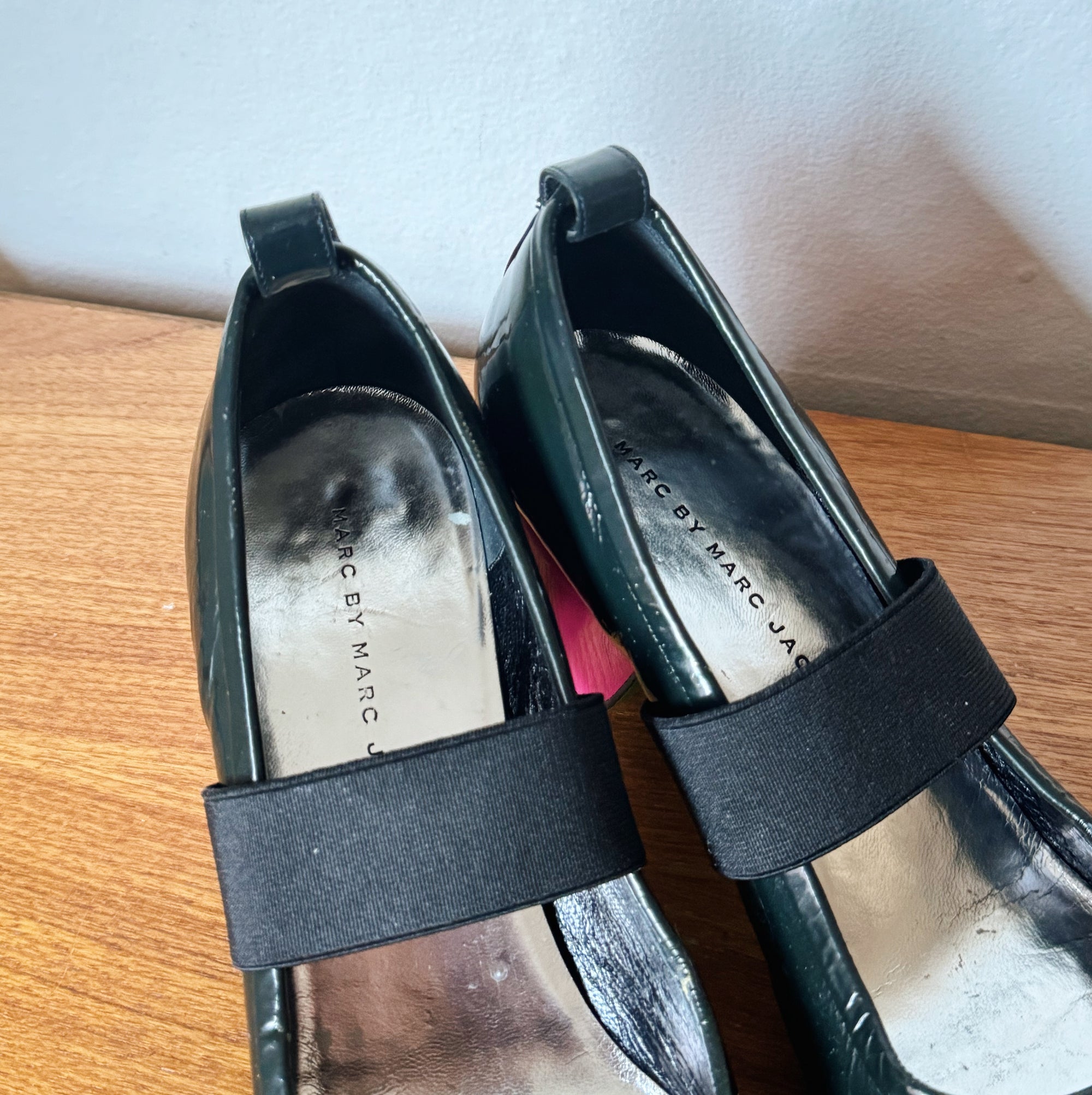 Marc by Marc Jacobs Patent Chunky Heels | Size 36.5 - Hey Jude