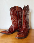 Tobacco Leather Western Boots | Size 7 - Hey Jude