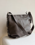 Coach Cool Brown Pebbled Leather Hobo Bag