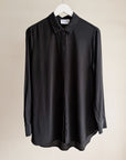 Obsidian Classic Silk Button Up - Hey Jude