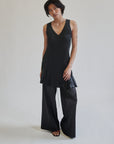 Onyx Pleated Trousers