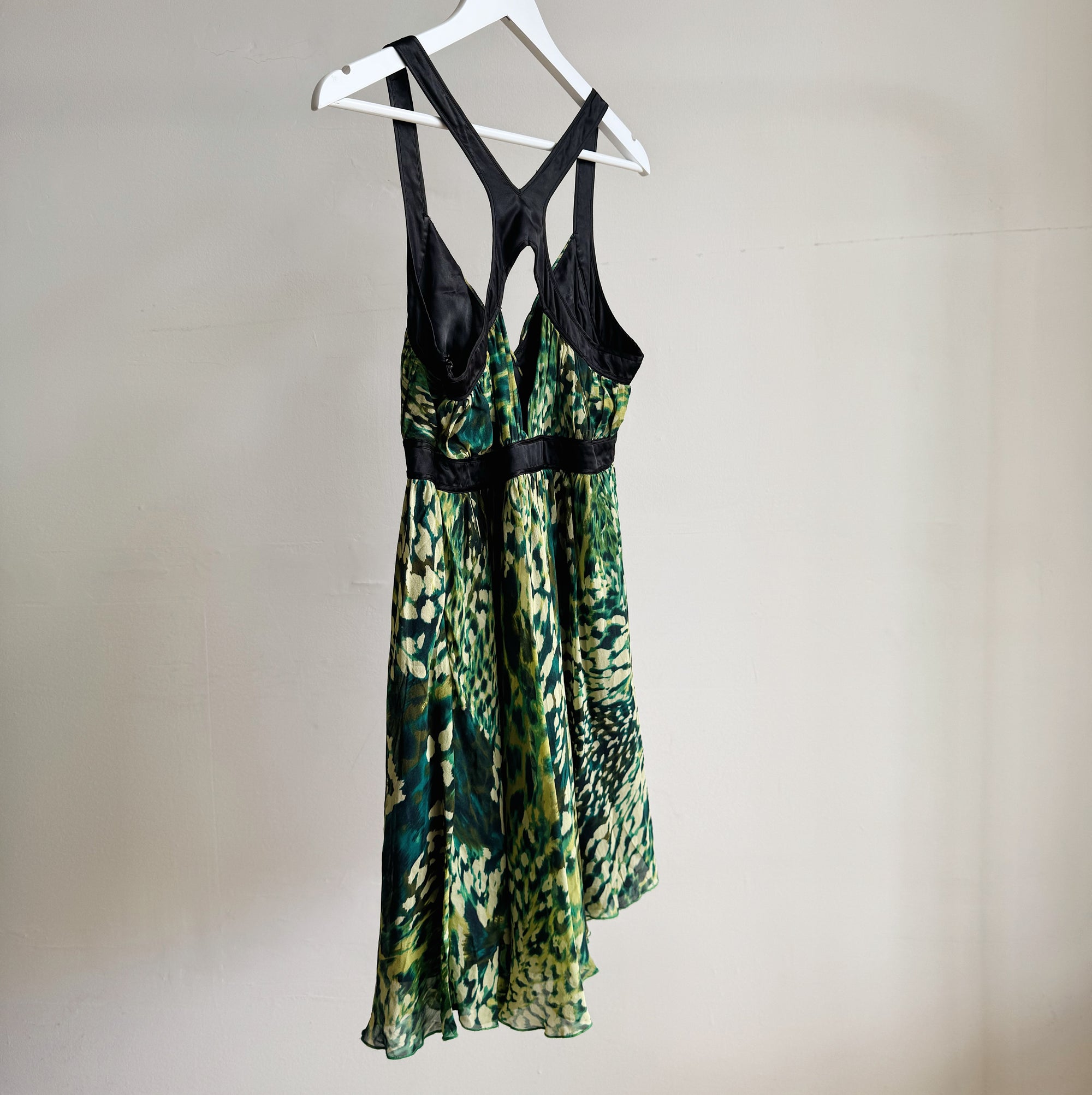 Teal + Daffodil Abstract Y2K Print Dress - Hey Jude