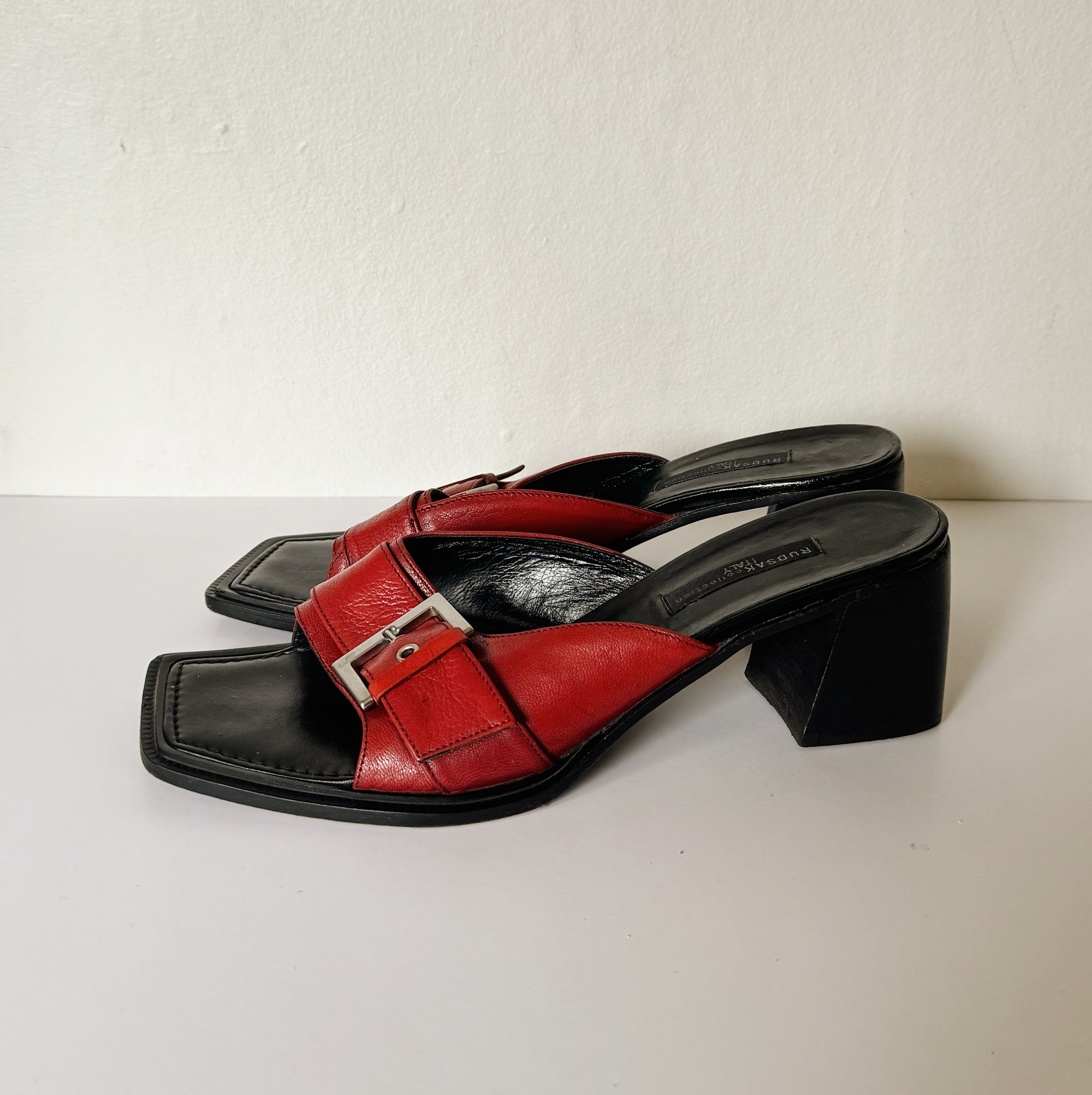 Chili Buckle Strap Heeled Sandals | Size 39 - Hey Jude
