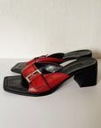 Chili Buckle Strap Heeled Sandals | Size 39 - Hey Jude