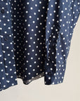 RL White + Navy Polka Dot Button Up - Hey Jude