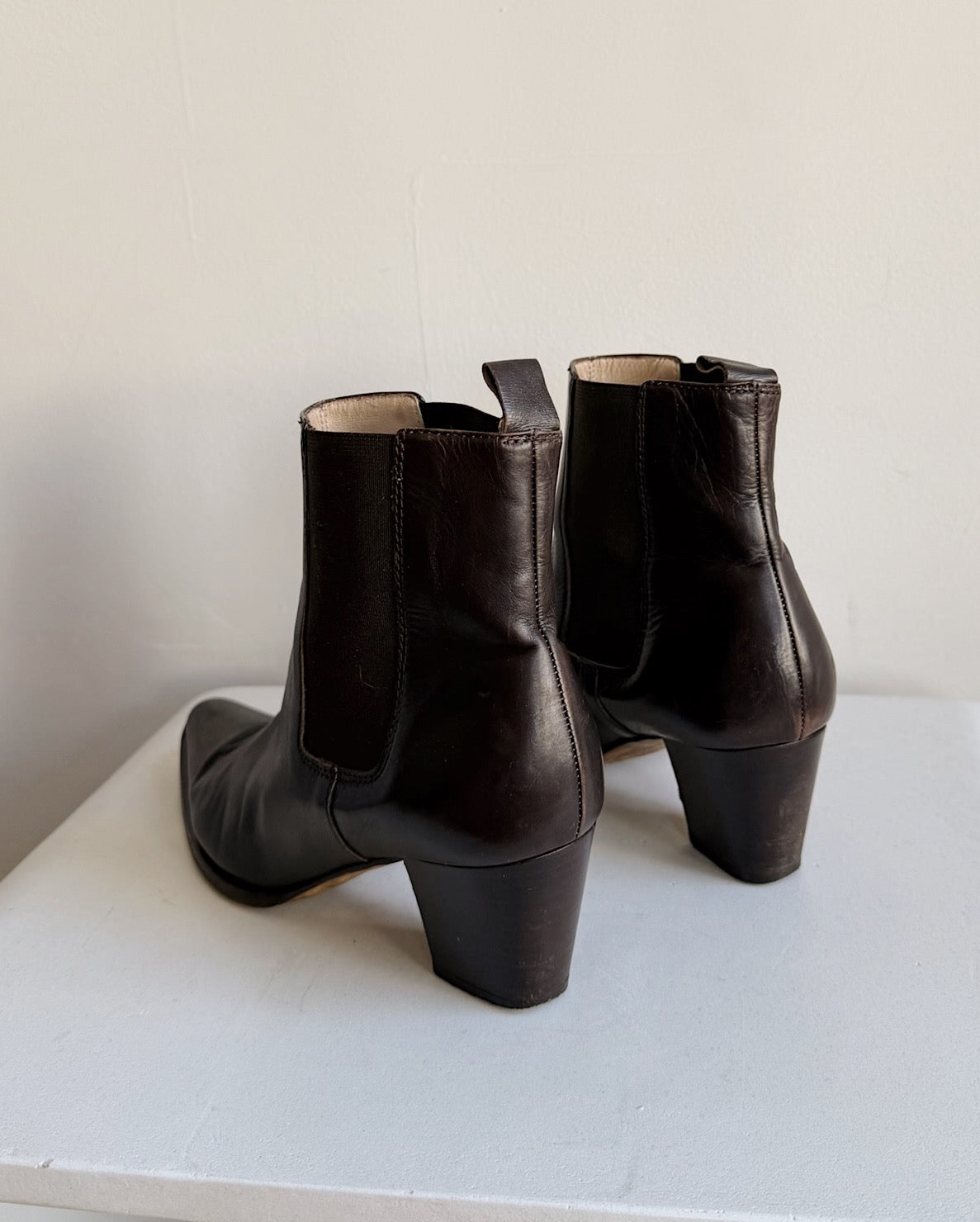 Sable Leather Chelsea Boot  | Size 10