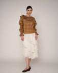 Carmen Says | Tartine Plaid Ruffled Blouse